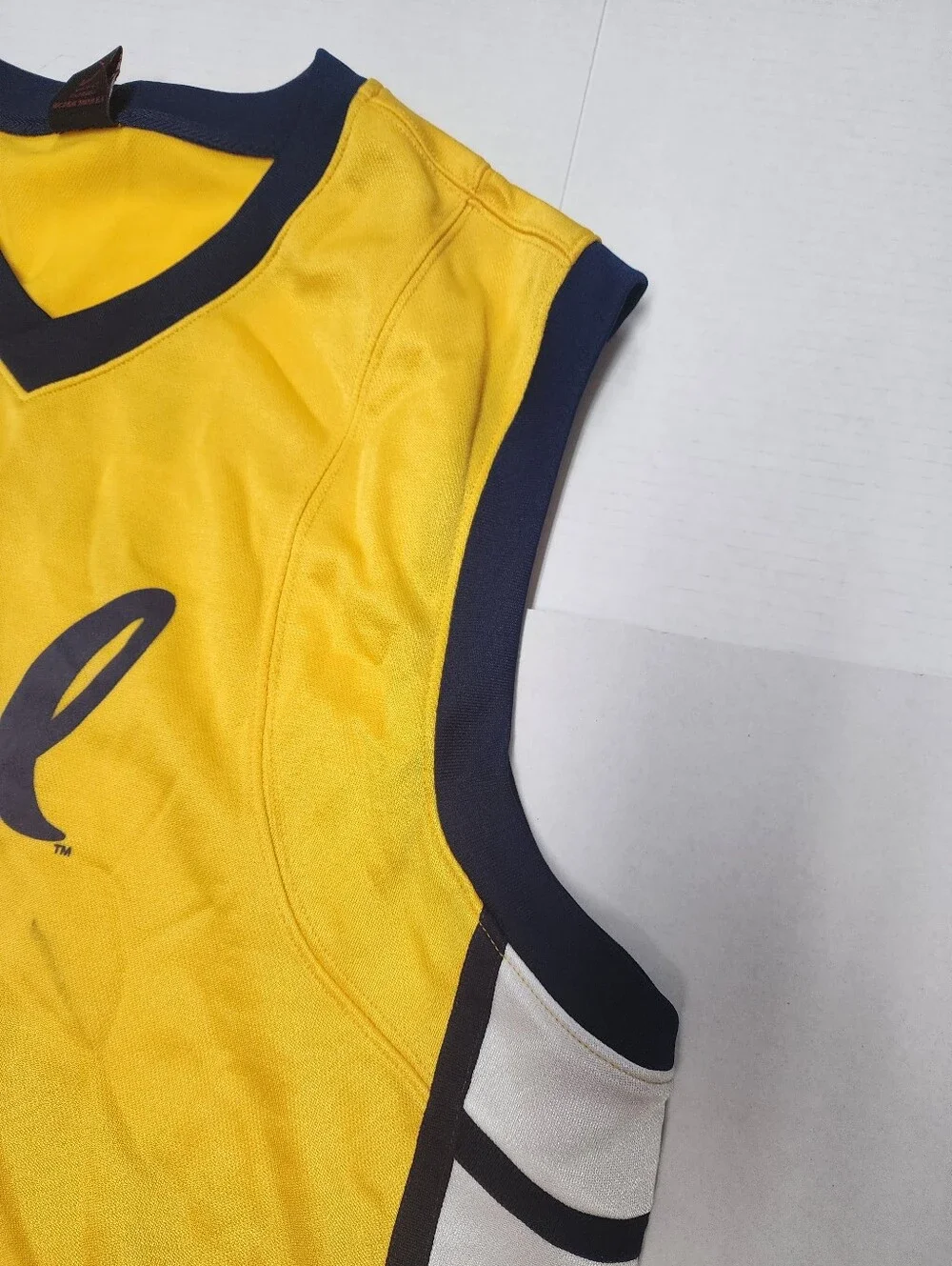 Nike Air Jordan Men's Size Large University Of California #25 Yellow Jersey